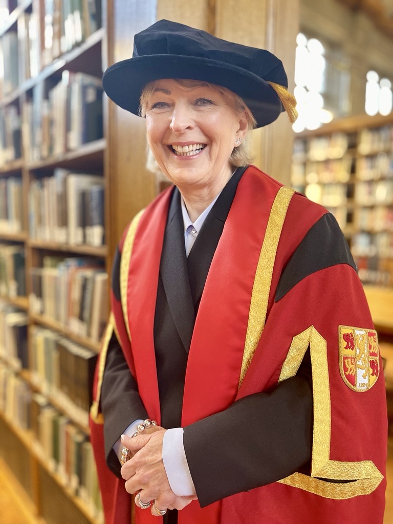 BangorUni's tweet image. Judith Batchelar OBE received an Honorary Doctor of Science today for her outstanding contribution to scholarship, innovation and leadership in food, farming and sustainability.  

#BangorGrad