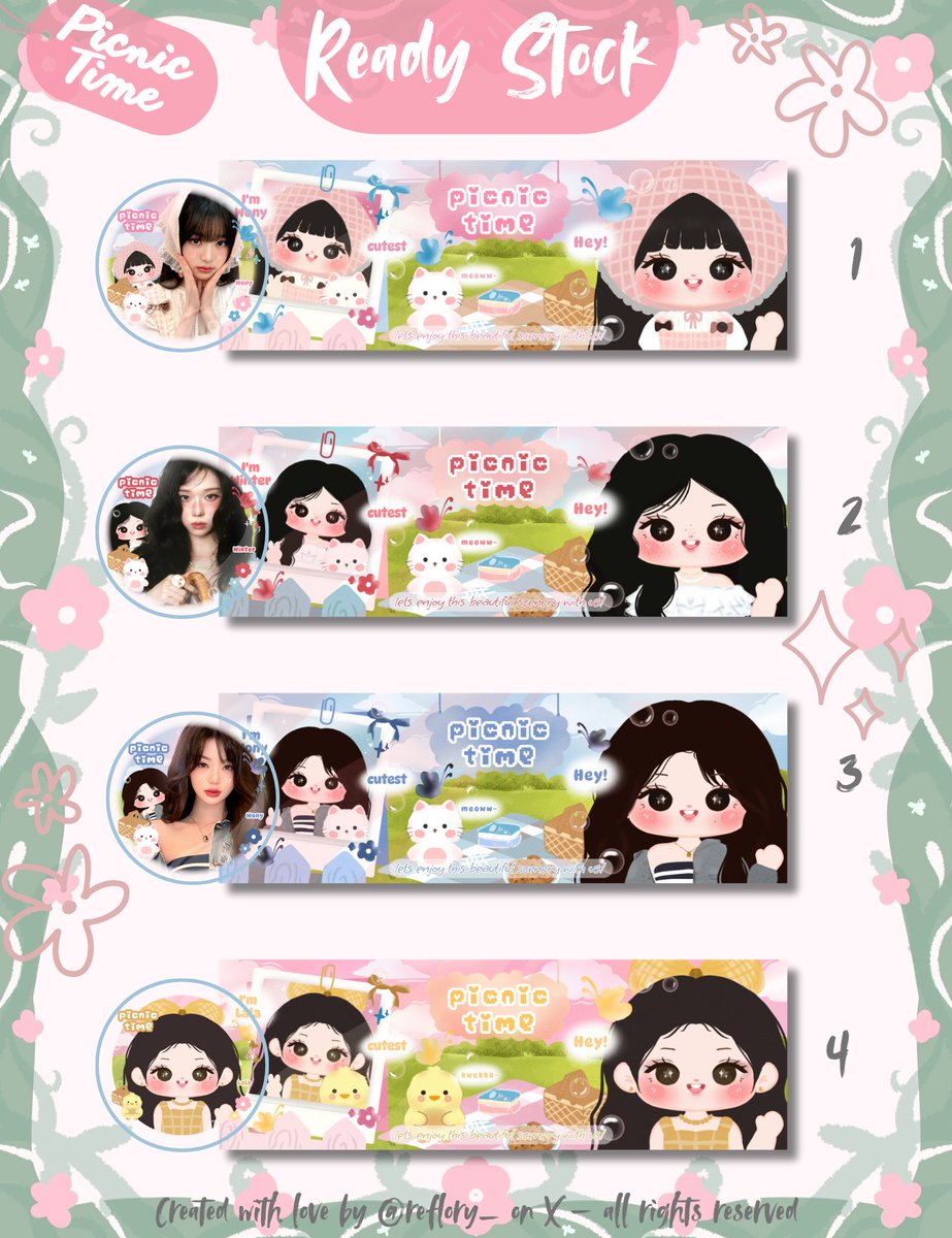 reflory_'s tweet image. [🌱Help rt, thank you]

Heloooo guys 👋 aku ada bawa 16 layout ready stock yang bisa dijemput dari sekarang ✨️ Silahkan dm untuk menjemput yaaa terimakacihh🤗🩷

💬Free retext
💰price on alt

#zonauang #zonaba