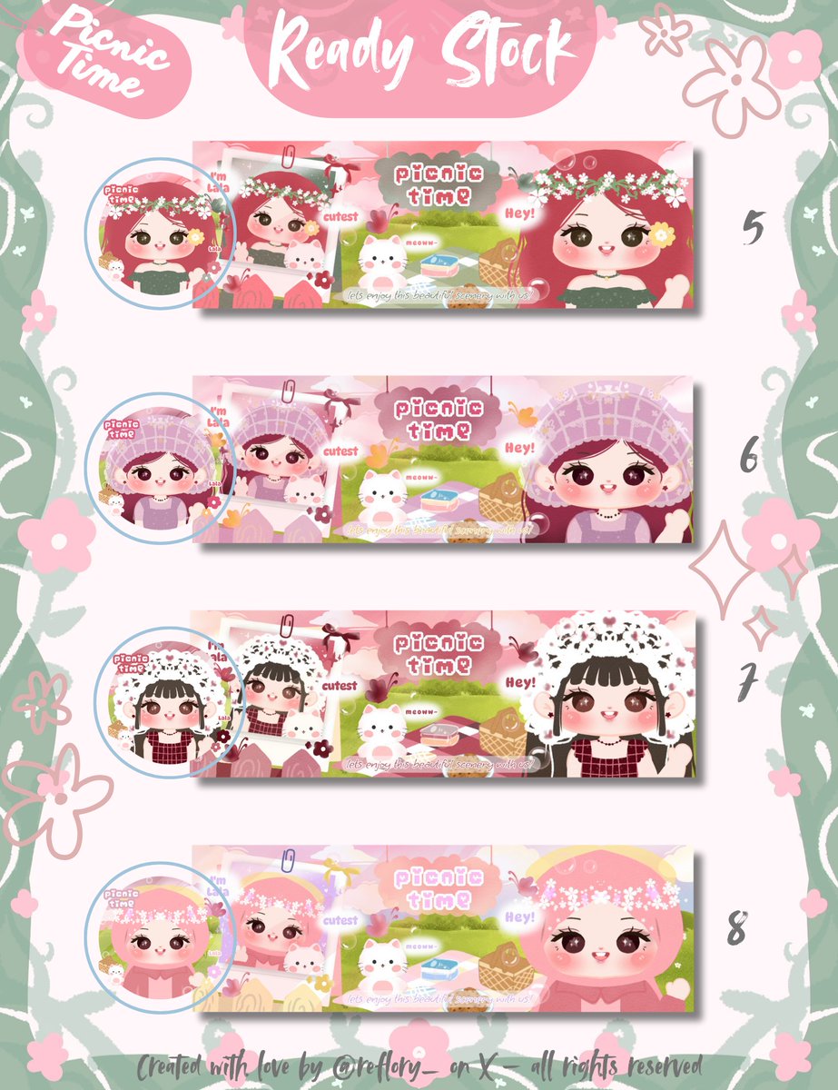 reflory_'s tweet image. [🌱Help rt, thank you]

Heloooo guys 👋 aku ada bawa 16 layout ready stock yang bisa dijemput dari sekarang ✨️ Silahkan dm untuk menjemput yaaa terimakacihh🤗🩷

💬Free retext
💰price on alt

#zonauang #zonaba