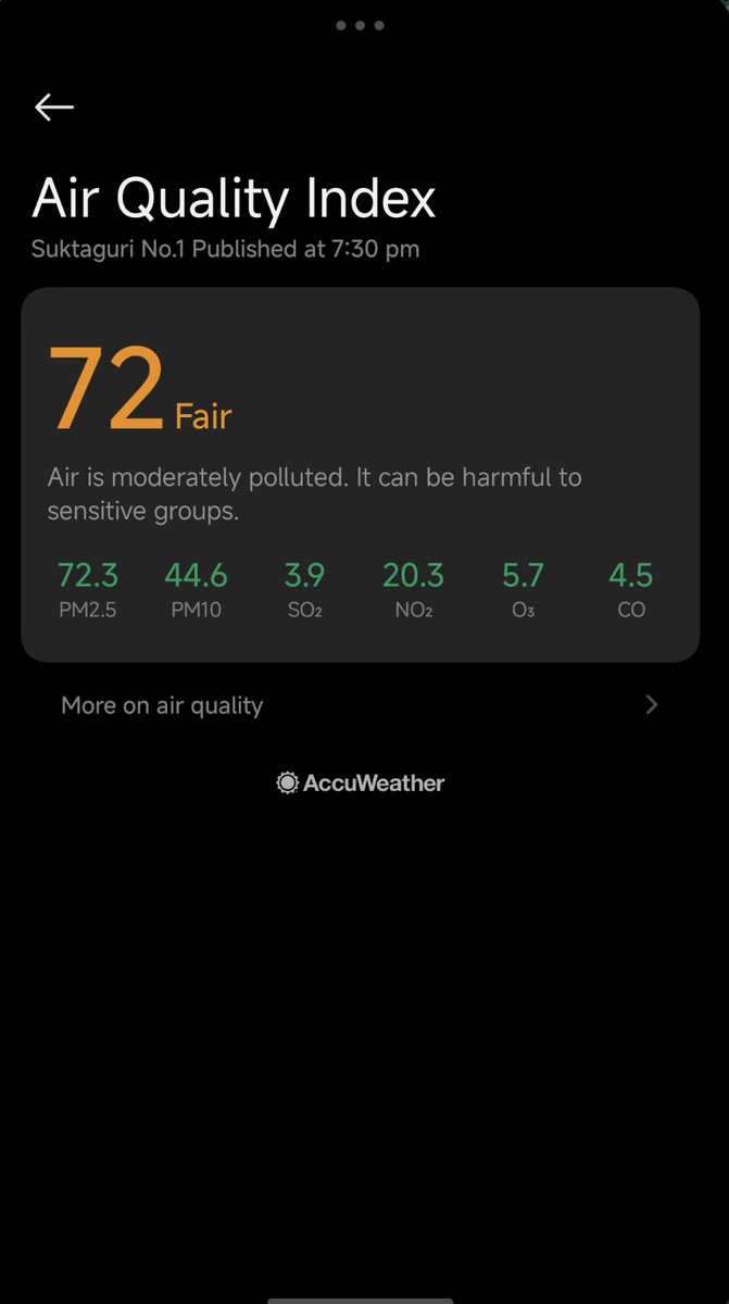 vaskarhere's tweet image. Currently living in this AQI. The internet says it's still not healthy but seeing Delhi's 450+ AQI, this feels heavenly.