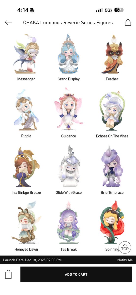 My favorite blind box series Chaka is making a new series and I’m excited to get my hands on it

I’m not obsessed with all of these but I still def won’t be mad pulling any because they’re all so detailed and pretty. Top 3 for me is Honeyed Down, Feather, and Glide with Grace