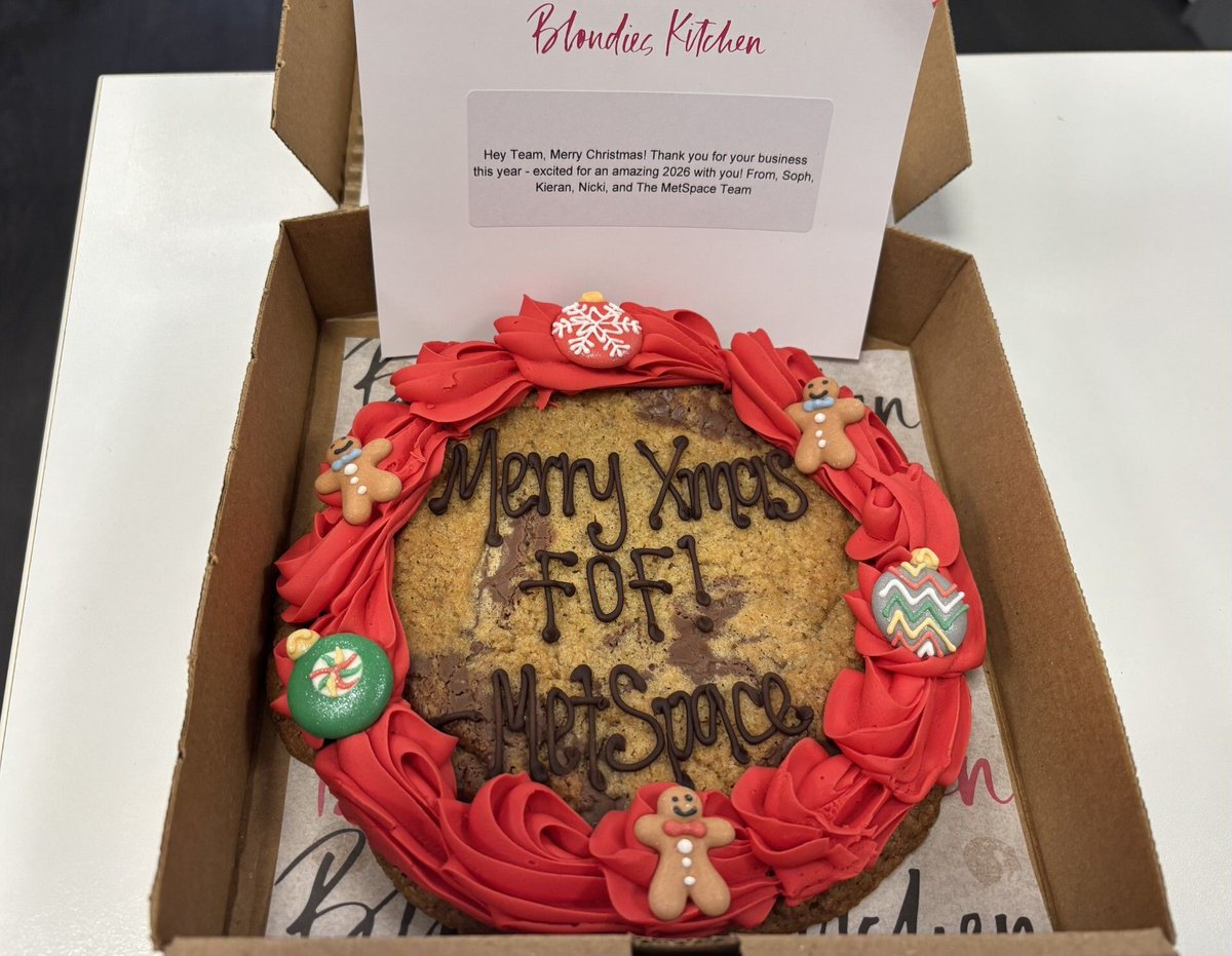 Thanks to Metspace for the personalised cookie! It was the perfect pick-me-up today!