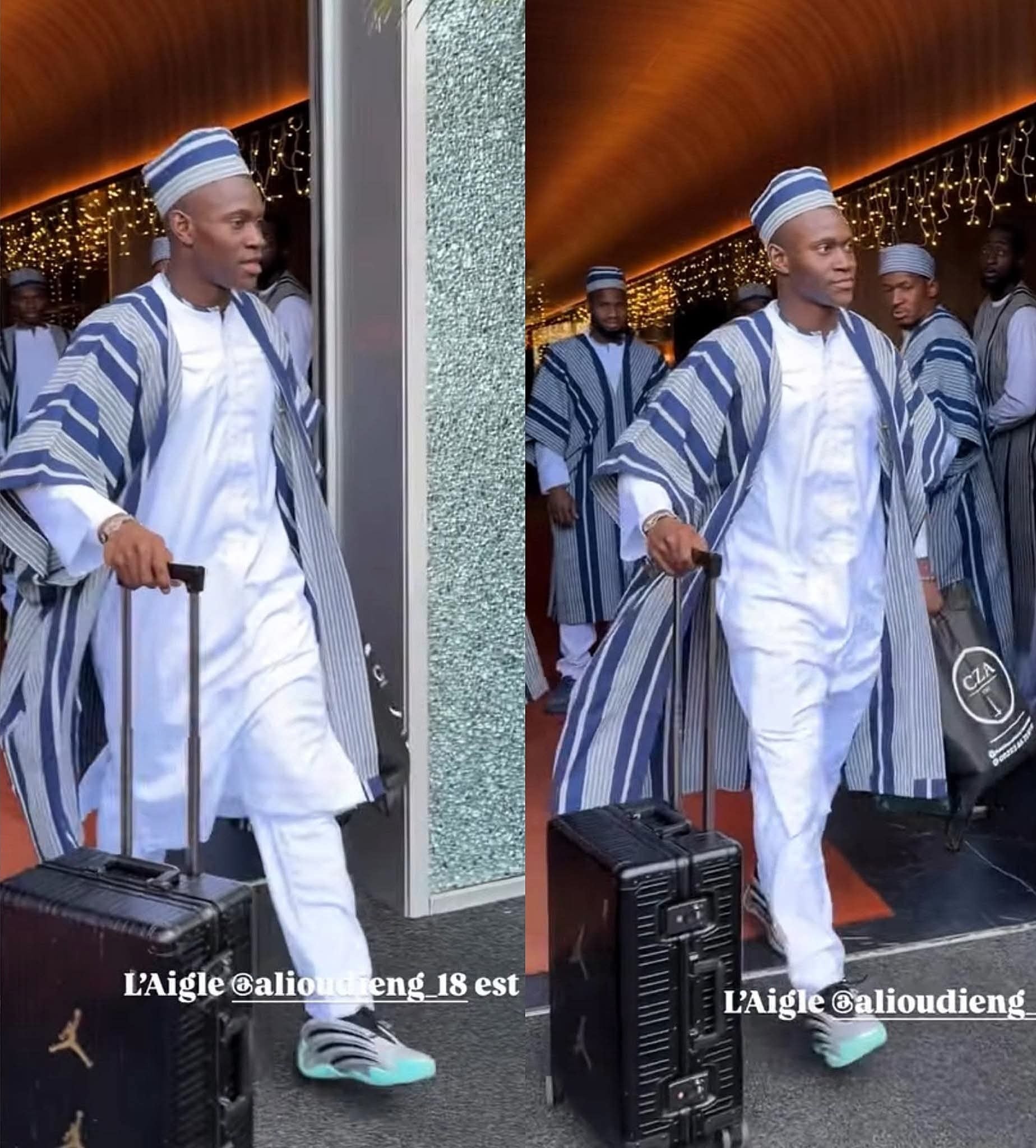 أليو ديانج رفقة المنتخب المالي للمشاركة في أمم أفريقيا 2025 