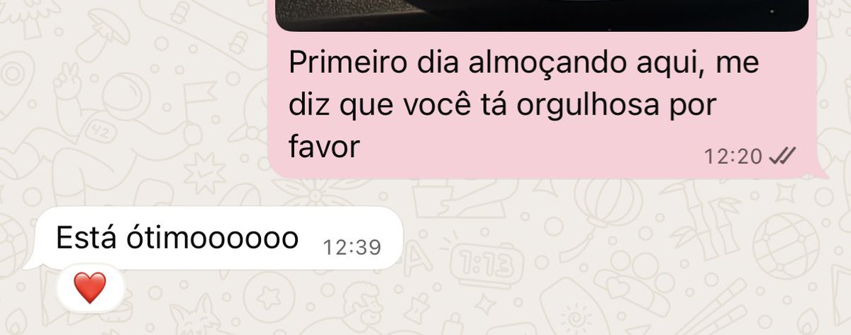 maldito o dia em que mariana me deu intimidade, agora fico mandando todas as refeições pra ela só pra ter migalhas de reconhecimento por fazer a minha obrigação