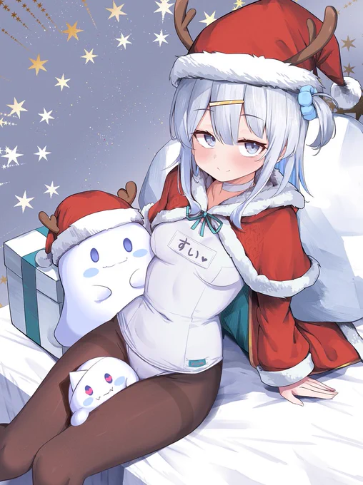 #涼月すいお誕生日 #心霊あーと ホワイトクリスマすいすいお誕生日おめでとおおお( ᴖ ̫ ᴖ)