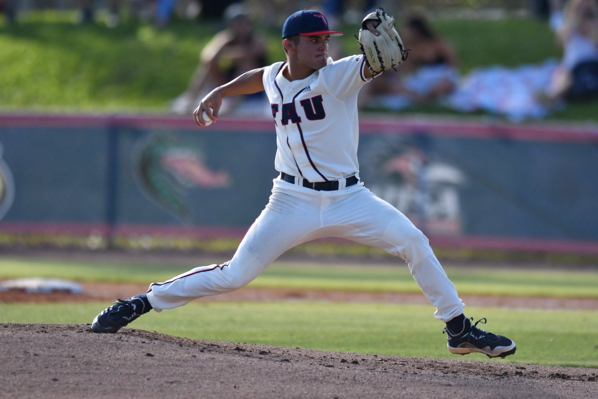 FAUCoachMac's tweet image. Congratulations to Javier and Caleb on graduating yesterday. They finished their degrees while out playing professional baseball. Very proud of you guys.#OTF