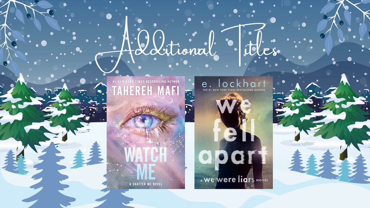 ☃️Thank you for joining the 12 Books of Winter❄️ Today we added a few extra titles that were simply too good to miss.  Bringing joy to learning!
#12booksofwinter <a href="/PCSCQuakers/">Plainfield Quakers</a>  #bringingjoytolearning #keepreading