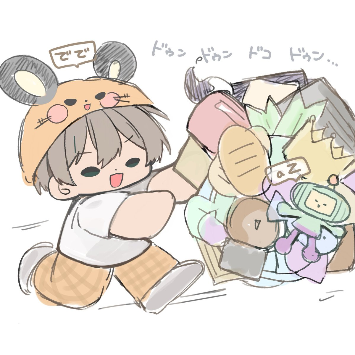 塊魂うれC  #ででん絵