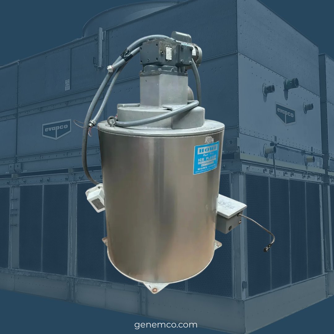 Genemco's tweet image. Shop this Howe Rapid Freeze Stainless Steel 30EAR Flake Ice Maker today at hubs.li/Q03XJldS0 ❄️ 

🔗hubs.li/Q03XJ9ny0

#Genemco #Howe #FlakeIceMaker #IndustrialRefrigeration #R717 #AmmoniaRefrigeration #IceMaker #FoodProcessingEquipment #ColdChain #UsedEquipment
