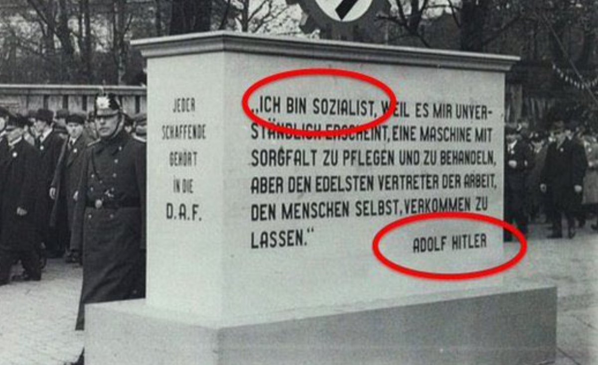 AliCologne's tweet photo. Hitler war Sozialist.

Die SPD ist sozialistisch, die Linke und das BSW.

Mhm.. https://t.co/Dj2bEJ9xBM
