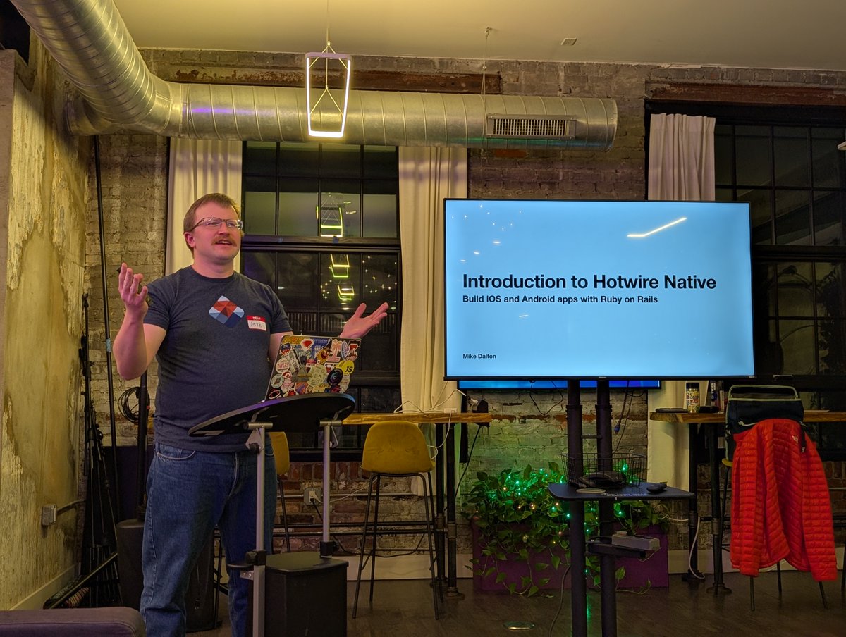 We had a great time listening to <a href="/kcdragon_/">Mike Dalton</a>'s Intro to Hotwire Native last night. We're working on setting up some great speakers in 2026. We already have January setup (look for the announcement soon) and have slots for February and March open for anyone looking to give a talk.