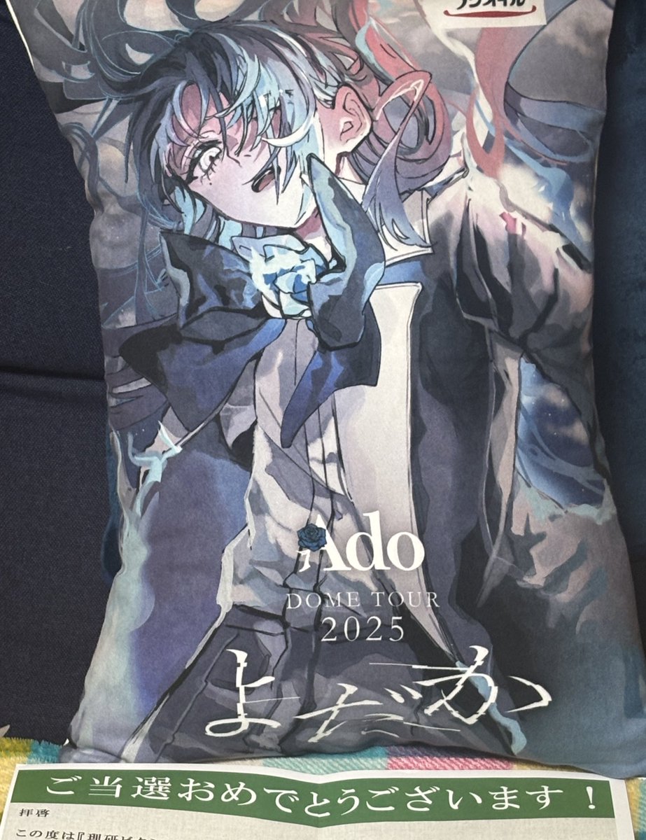 Ado×理研ビタミンオリジナルコラボクッション　当選品 ☆当選品☆よだか Ado×理研ビタミンオリジナルコラボクッション 150個