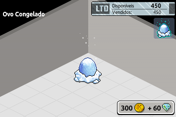 HabboNews_k's tweet image. Disponível em alguns minutos: Ovo Congelado LTD! - #Habbo

⏰ Horário de lançamento: 13h BR / 16h PT