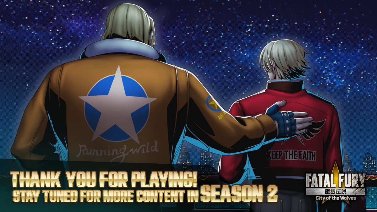 Thank you for an incredible 2025, FATAL FURY fans! 

We're looking forward to an exciting 2026 with Season 2 starting in Jaunary 🔥