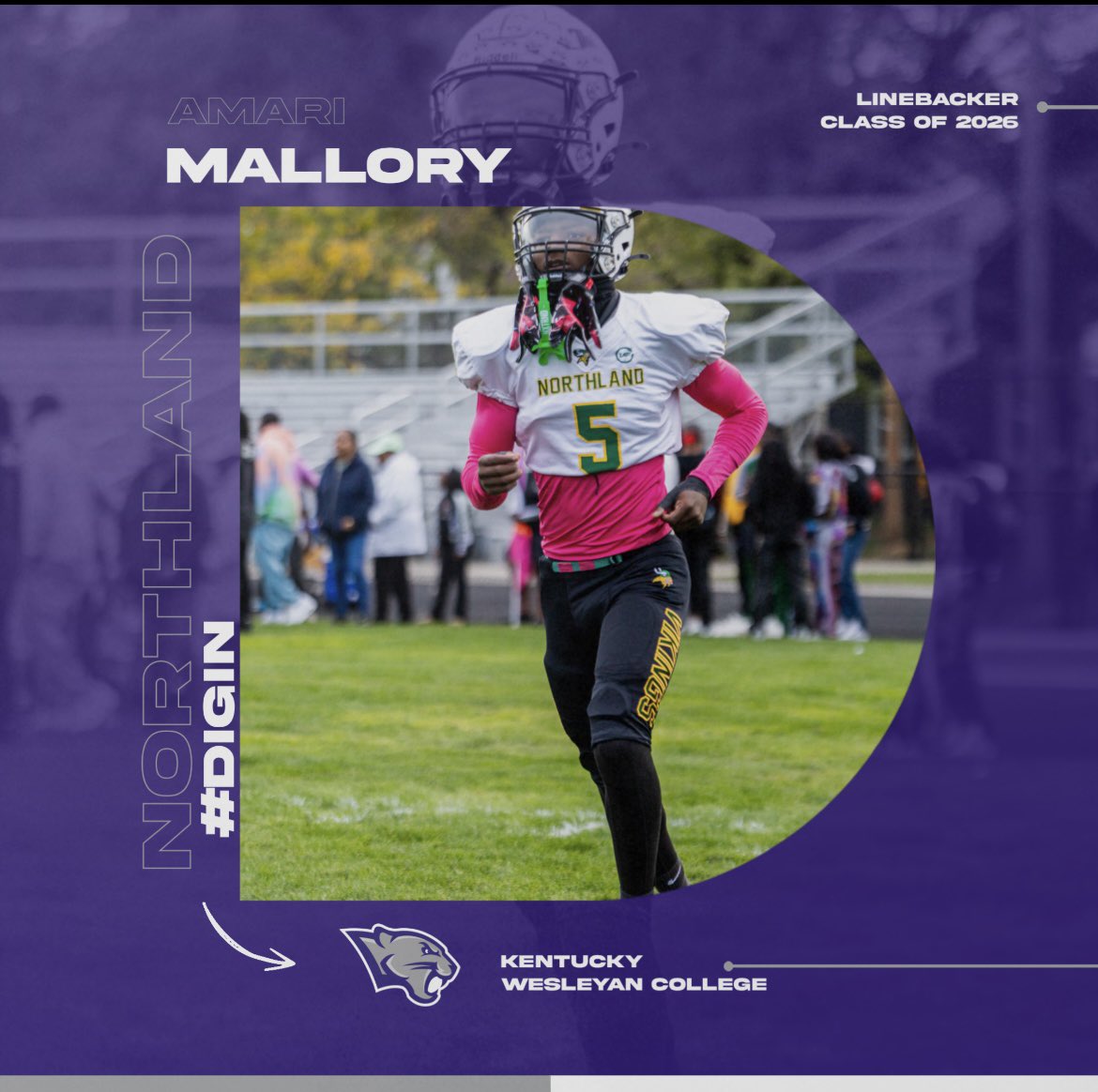 AmariMallory07's tweet image. Found my new Home 🏡 100% #committed 💜🤍 #AGTG @coachSayers50 @Coach_Bang41 @CoachKSSteele @PrepRedzone @ExpoRecruits @Mark__Porter