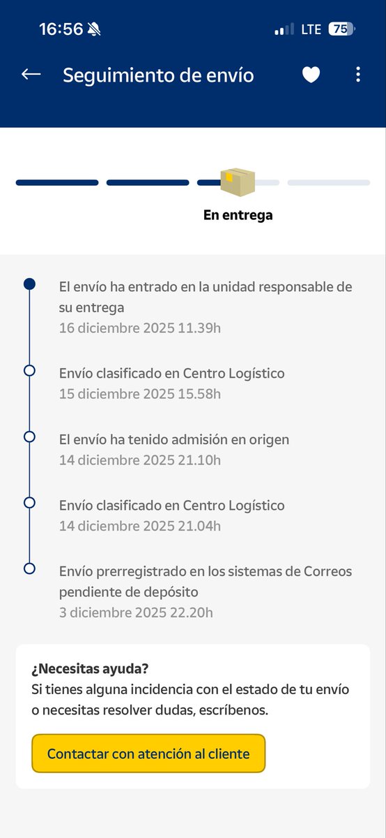 EA4FYH's tweet image. Señores de @Correos dos días repartiendo un paquete?? Que va de rodillas?? #vergonzoso #vagos