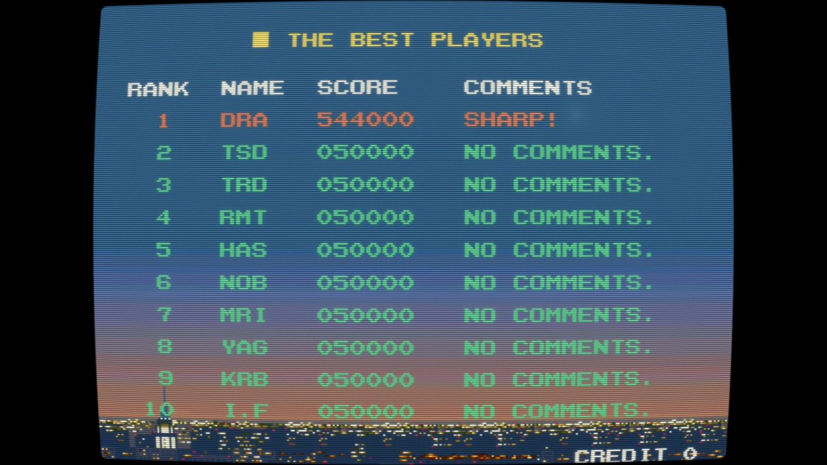 엘리베이터 액션 리턴즈
처음으로 남성 캐릭터 중 한 명인 커트 브래드필드로 플레이. 마메 사용. 디폴트 세팅.
주력으로 하는 캐릭터인 이디 버렛과는 성능과 서브웨폰이 달라서 3스테이지 보스전과 4스테이지 후반부가 좀 힘들었다.
그럼에도 불구하고 동전 하나로 세상을 구하는 거야 뭐...