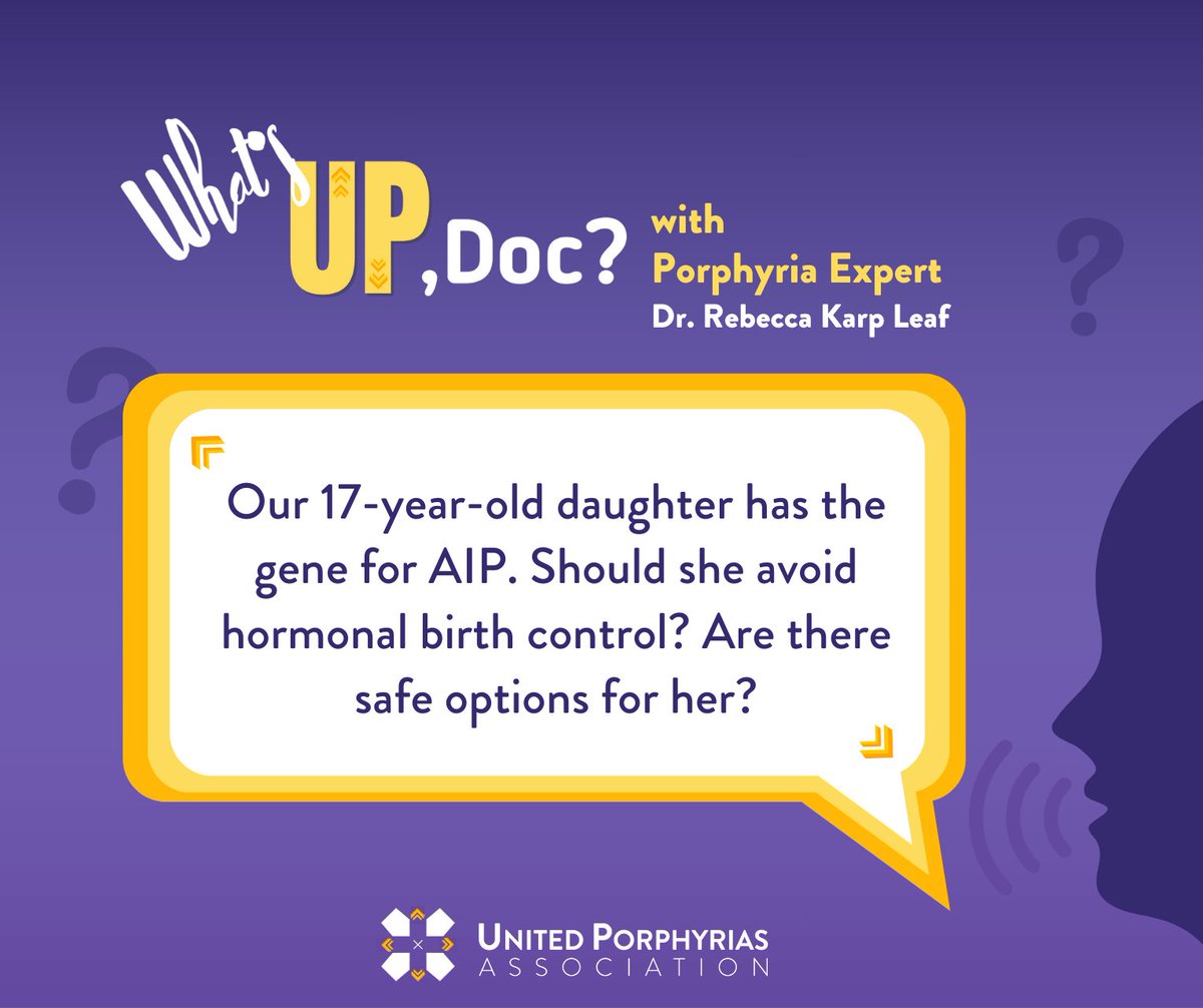 United Porphyrias Association tweet media