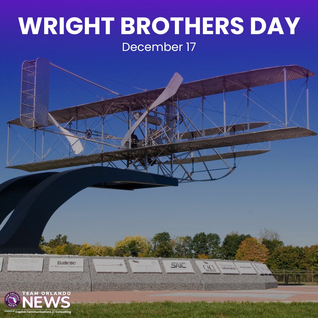 On this day in 1903, the Wright Brothers made history with the first powered flight.
Today, we celebrate the pioneers who inspired us all. #WrightBrothersDay