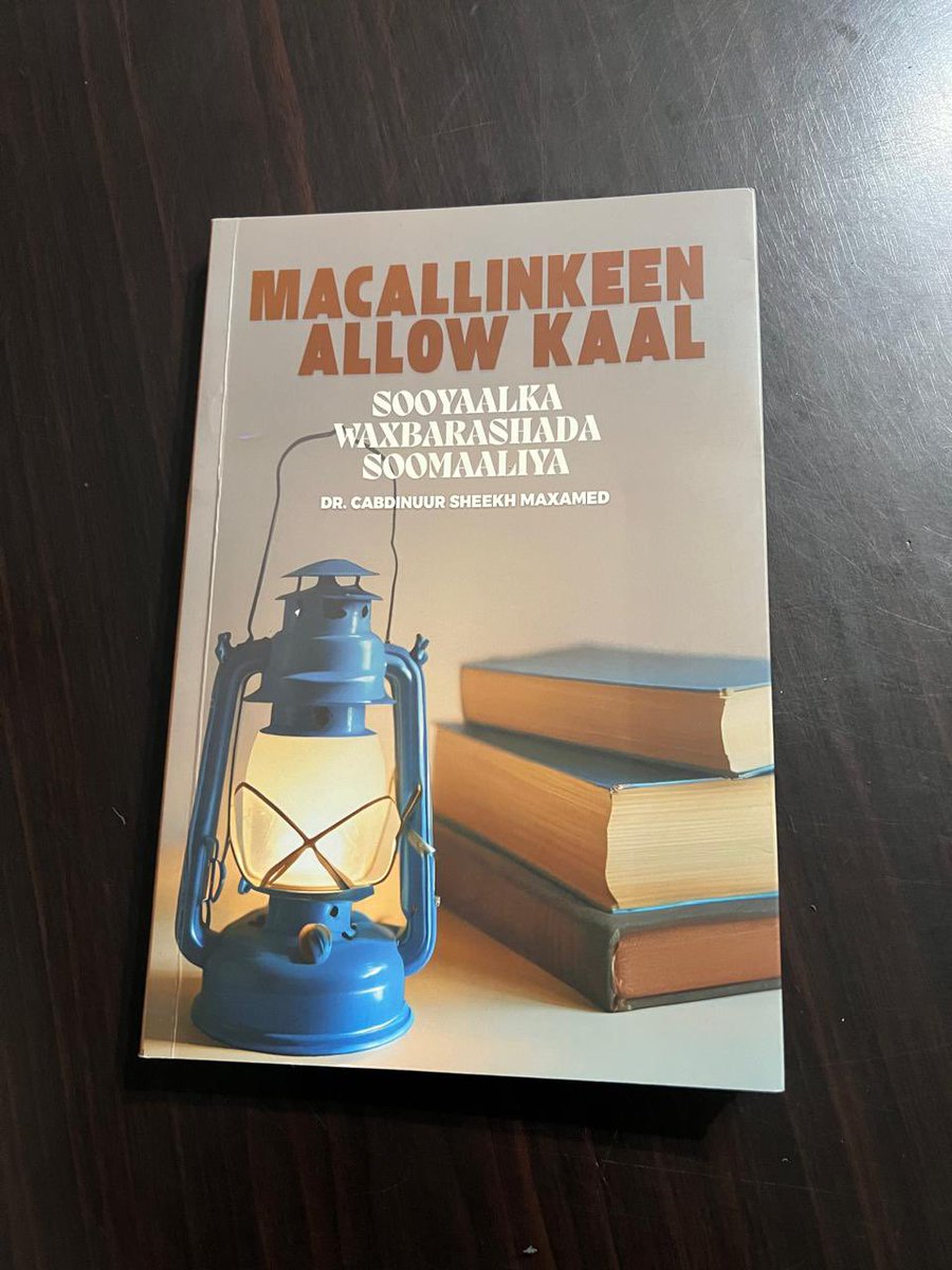 Some gifts are truly special. Today I gave this book to my mother, Halima Abdi Arush. After a lifetime devoted to education, I know she’ll appreciate the depth behind this work. Thank you to the author @abdulnuurSheikh for this gift! 📖