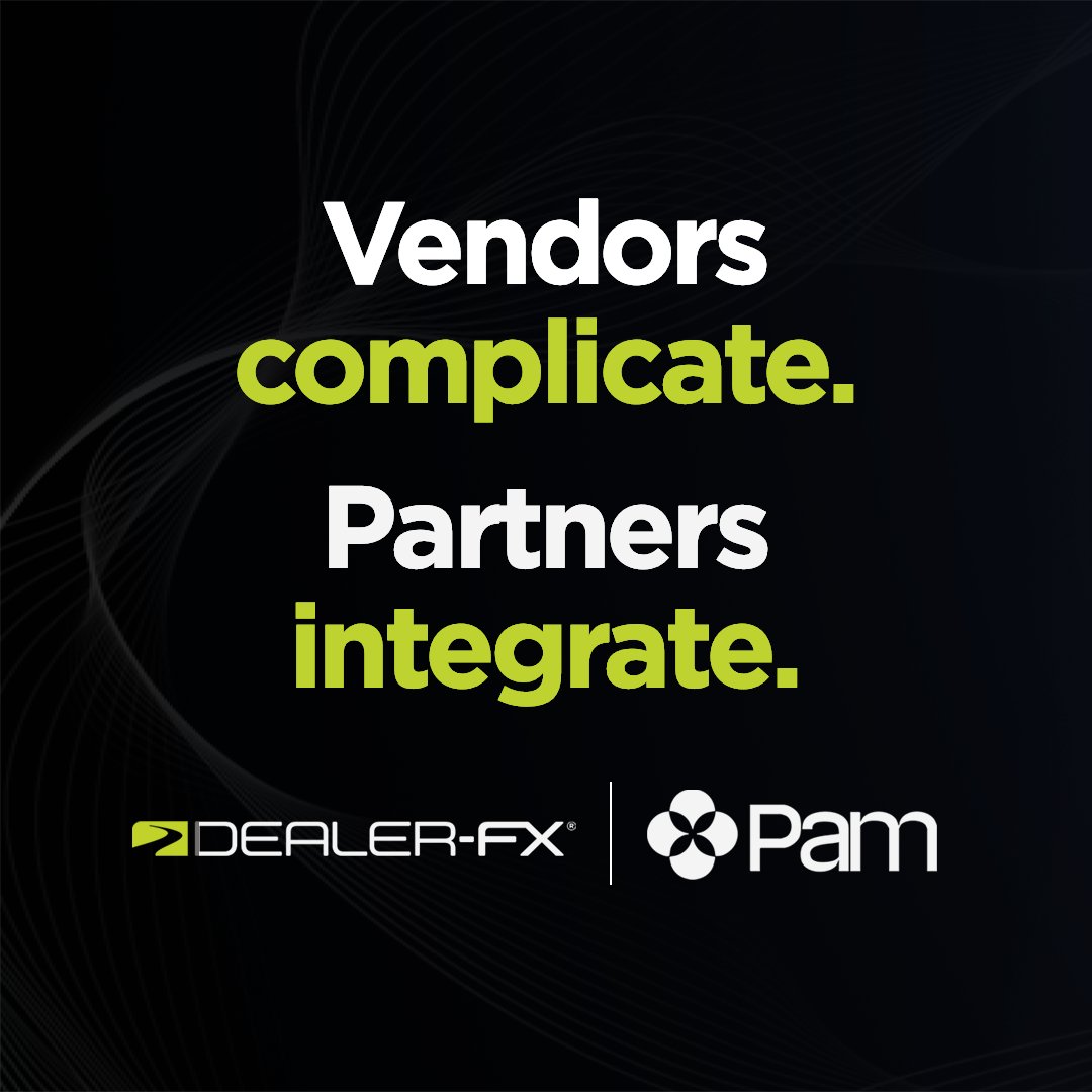 Dealer_FX's tweet image. Dealer-FX proudly announces a Preferred Partnership with Pam, a leading 
Voice AI platform.

Together, we help dealers answer more calls, book more appointments, and protect service revenue. hubs.la/Q03YsD3X0

#Partnership #VoiceAI #ServiceLane #Dealership #FixedOps