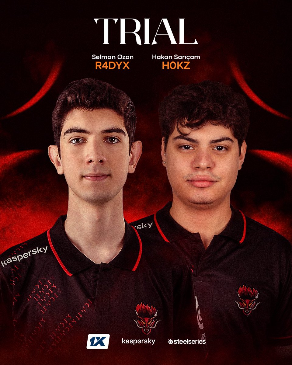 Yılın son turnuvası olan Exort Meteor'da akademi projemiz 1XALTERS’ın başından bu yana istikrarlı bir gelişim sergileyen h0kz ve R4DYX’i deneme amacıyla ana takım kadromuza dahil ettiğimizi duyurmaktan mutluluk duyuyoruz. 

Bu iki genç oyuncumuzun bu fırsatı hak ettiğine