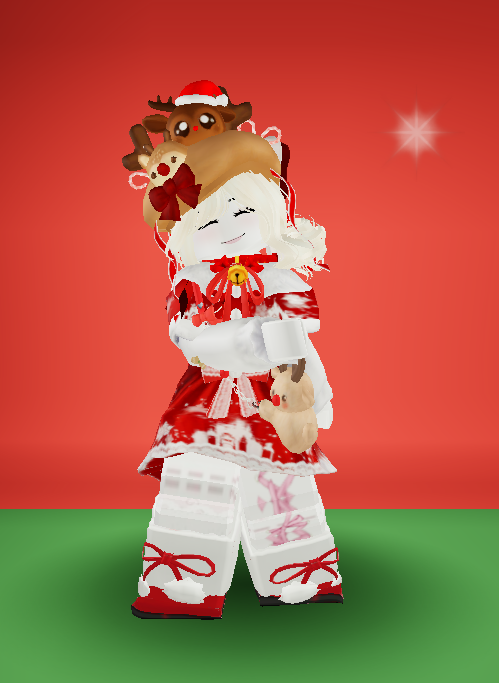 Goosecutehonk's tweet photo. ✨MERRY CHRISTMAS GUYSS!!! 🎄✨🌟
She's my easiest outfit.. hope u like it:)
code: 95AB14
#Event #Christmas #HolidayOutfit #ChristmasStyle #MerryChristmas #RobloxOutfits https://t.co/VPZiraYCLS