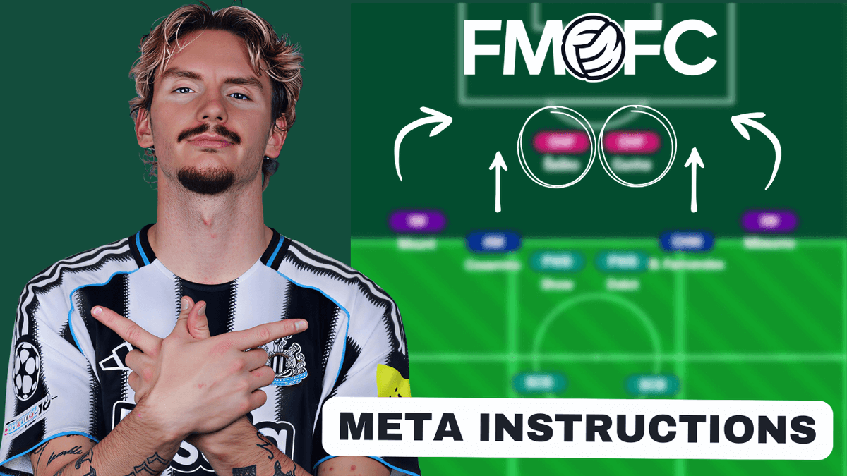 ⚽️IT'S TACTIC TIME 

High Scoring Tactic with Meta #FM26 instructions included!!  

Who doesn't love having 2 strikers?  

🔗in the replies