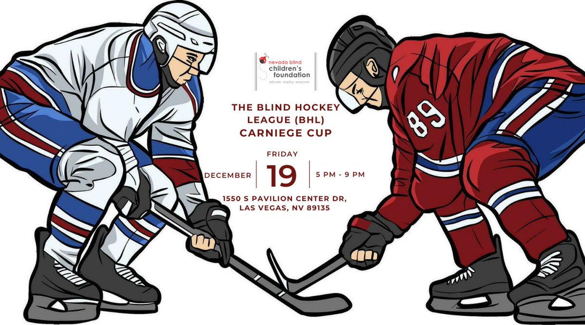 ⏰ It’s almost game time!
Don’t forget , The Blind Hockey League Game #1 this Friday!

📅 Dec 19 | ⏰5–9pm
Meet the players, enjoy free food, and cheer on your favorite team! 🏒🔥
Space is limited so don't forget to register!
bit.ly/4owoCyz
See you there! 👏