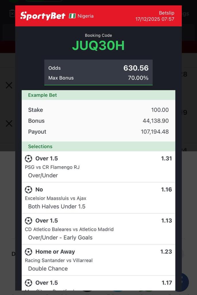 fagginaija's tweet photo. Boom 💥💥💥💥 play am 

Follow our telegram channel: https://t.co/sO6F0YwhN7 https://t.co/CFRa9YUQwO