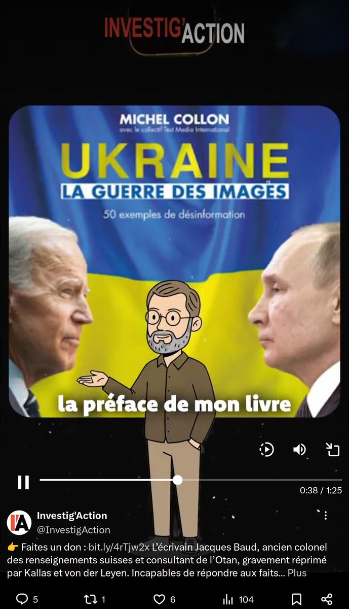 HannahStasi's tweet photo. 🤡 Trop fort ! Sous prétexte de soutenir le #collabo #poutinien Jacques #Baud, qui l'a préfacé, Michel #Collon lance un appel à dons... pour lui-même ! 🤣 
(Le lien pointe vers la page de dons de son site #Investigaction)
👀🇪🇺 @EU_Commission 
Cc @marcelsel @conspiration https://t.co/4ZFEdEX9p6