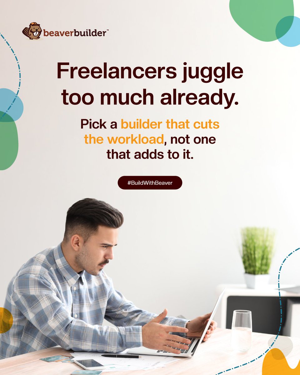 BeaverBuilder's tweet image. Your time is valuable.
Your page builder should respect that.
.
Choose a builder that works with you not against you.
.
#BeaverBuilder #Freelancer #WordPressBuilder #BuildBetter #DesignWithoutLimits #WebsiteBuilder #WorkFlow #DragAndDrop