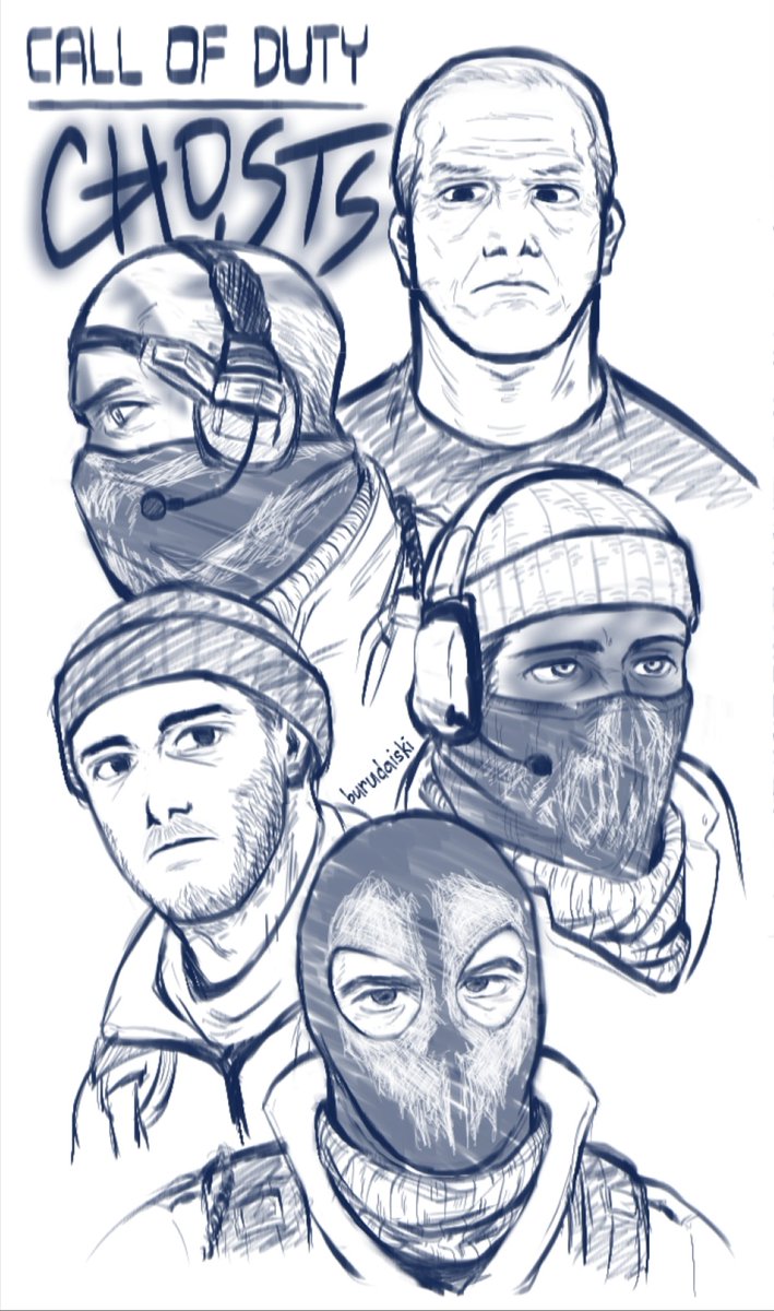 I wanna draw them some more!! A lot more!! I think they're neat!! Real neat!!

#codghosts
