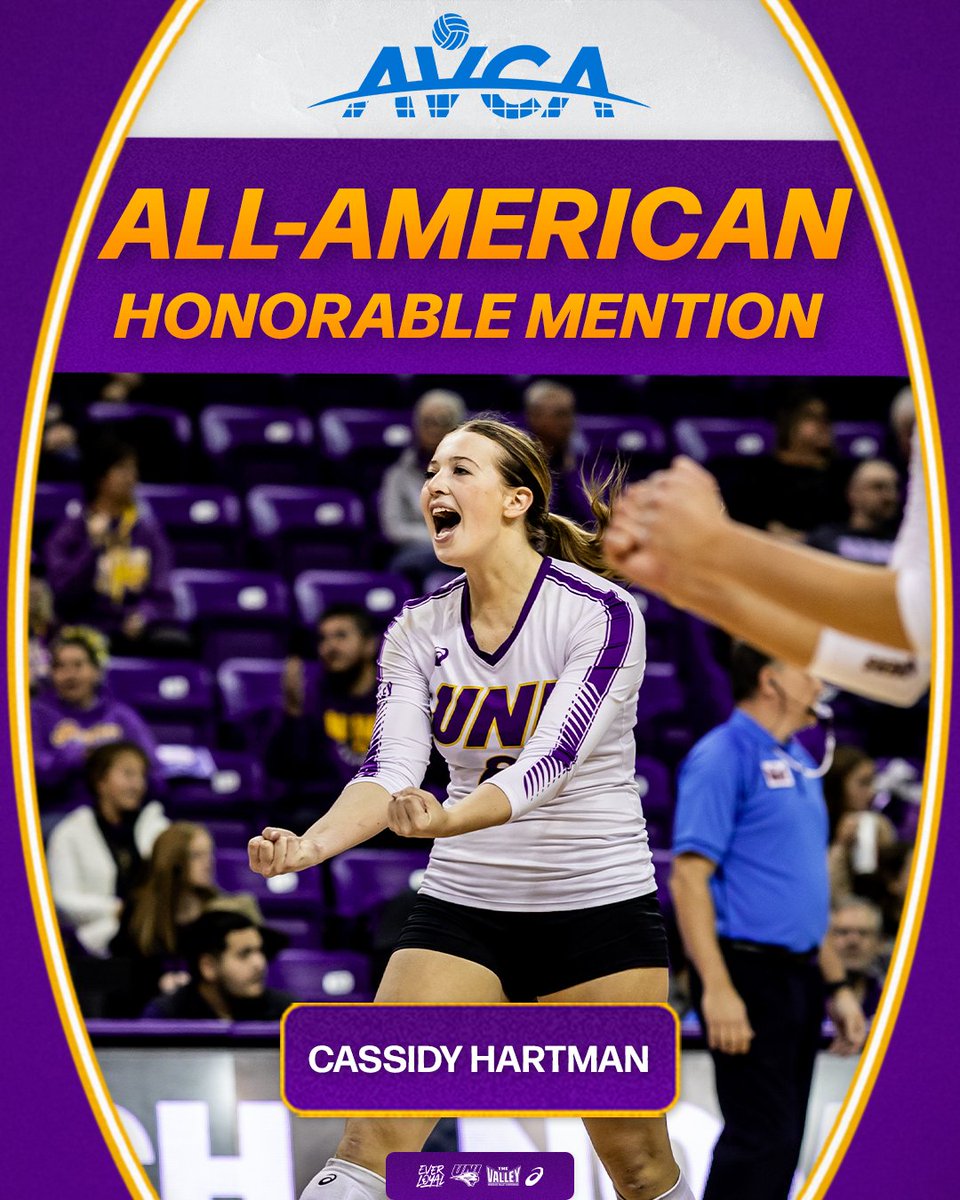 Cassidy Hartman. All-American. 🏐 

📰 bit.ly/3L7UBHI

#EverLoyal | #1UNI