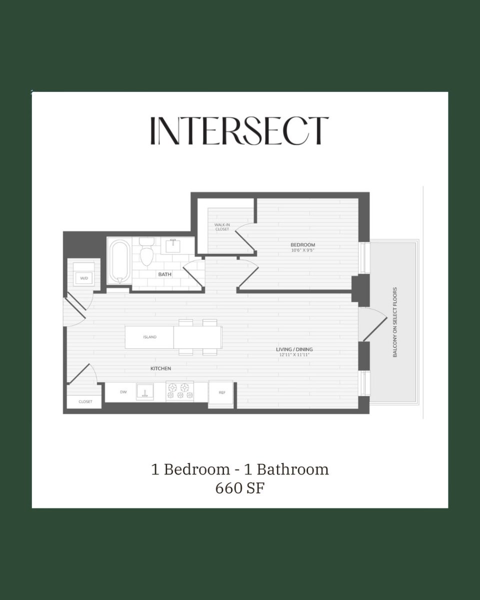 CityMarketatO's tweet image. Comfort, space, and style—all wrapped into the perfect one-bedroom home at Intersect. 🎁 Discover our full range of available floor plans: bit.ly/3NZUjSm.