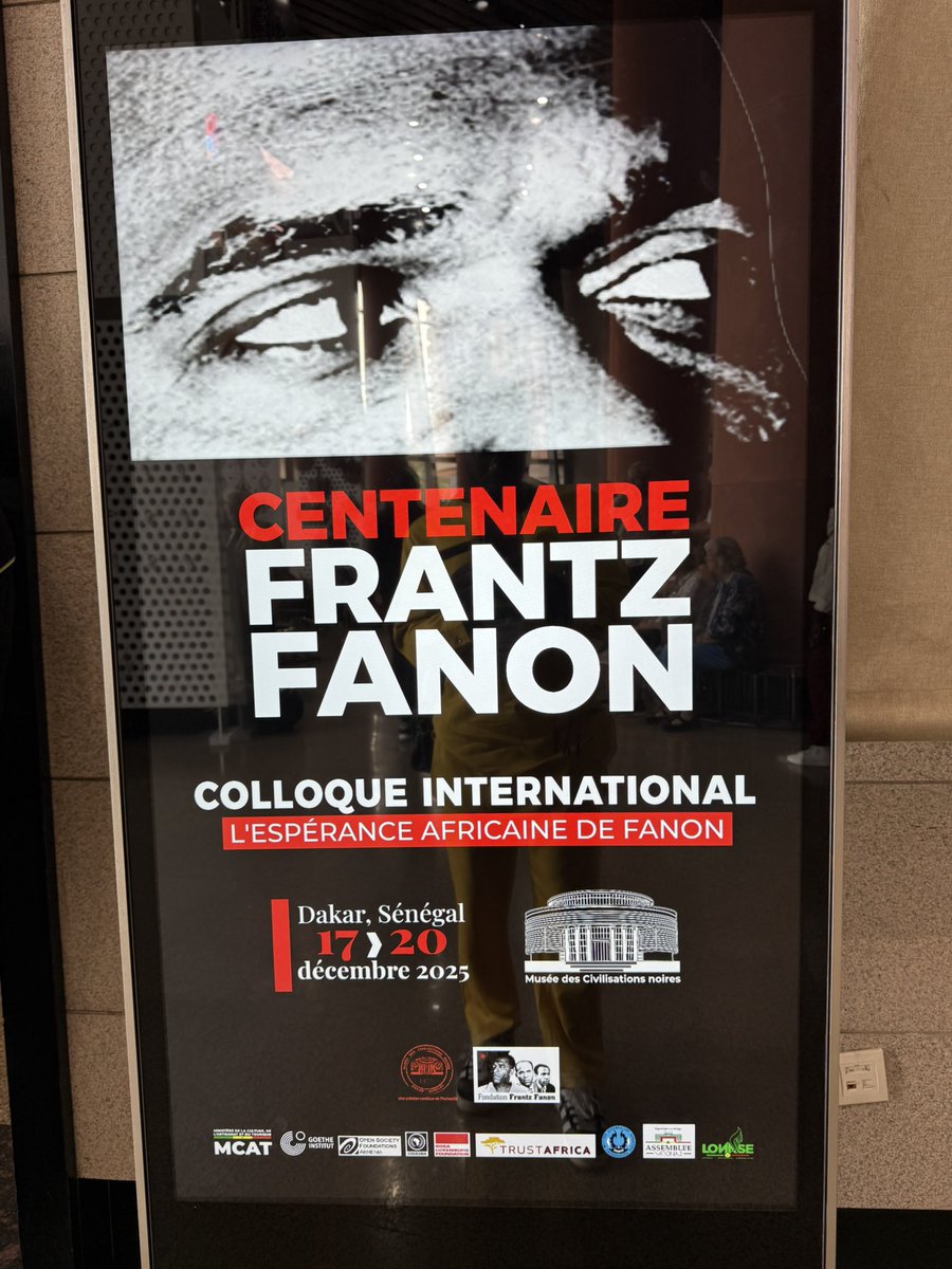 MomodouTaal's tweet image. Day 1 of the 100 years of Fanon conference in Dakar. 100s of scholars and intellectuals have all convened at the museum of Black civilisation. A great ode to a brilliant mind.