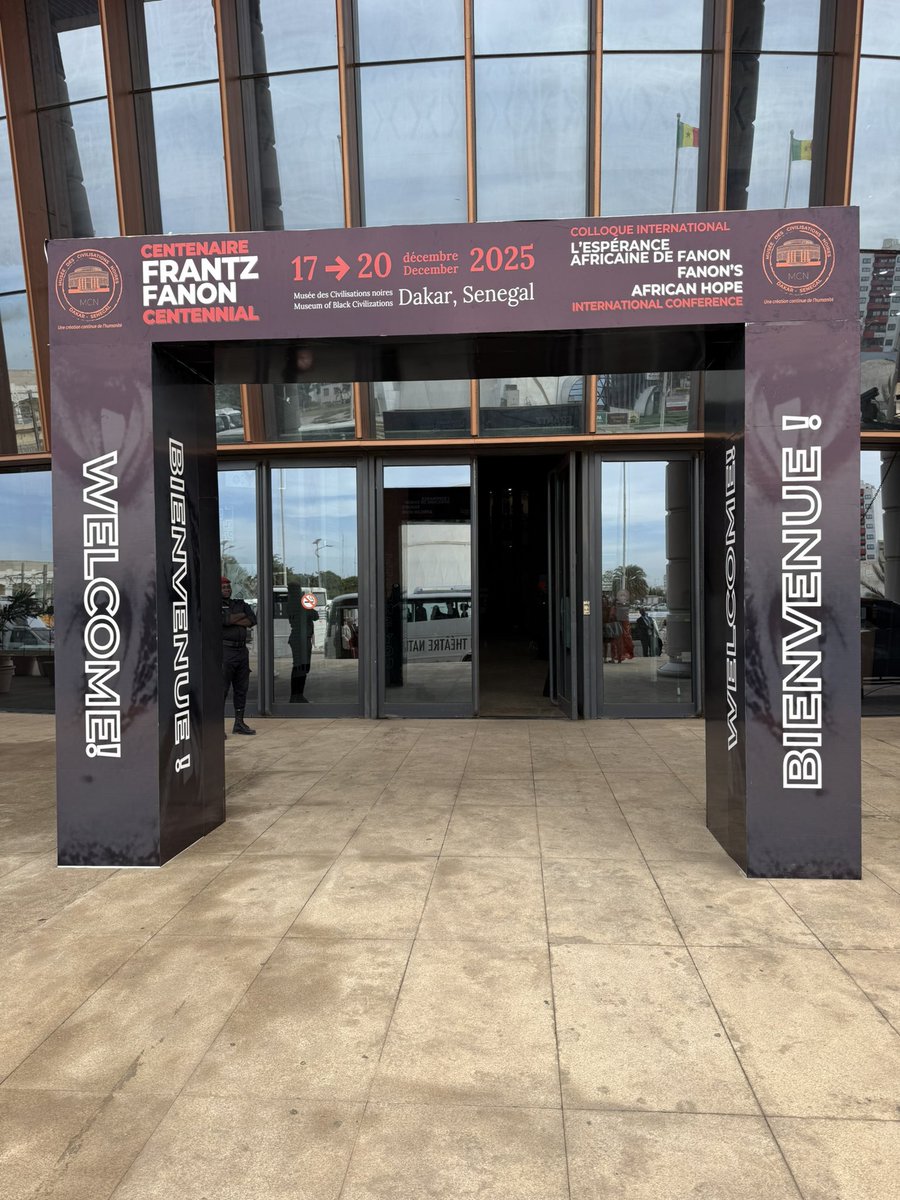 MomodouTaal's tweet image. Day 1 of the 100 years of Fanon conference in Dakar. 100s of scholars and intellectuals have all convened at the museum of Black civilisation. A great ode to a brilliant mind.