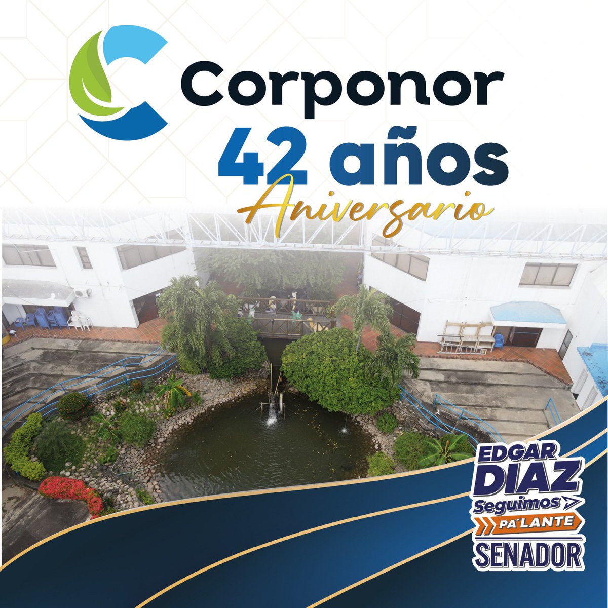 Durante más de cuatro décadas <a href="/CORPONOR/">CORPONOR</a> ha liderado con responsabilidad la protección del ambiente, la transformación de vidas y el desarrollo sostenible de Norte de Santander.
Felicitaciones a todo el equipo de la Corporación