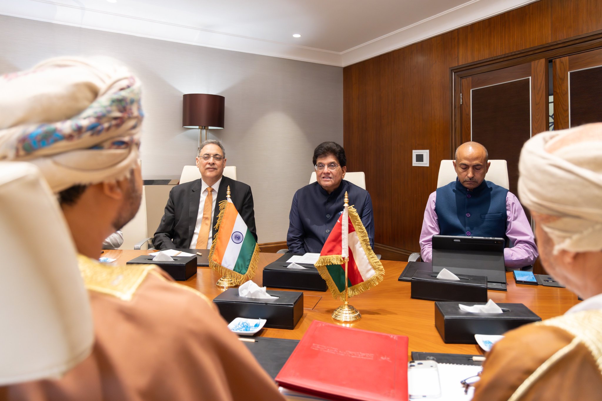 عاجل الانتهاء من اتفاقية الشراكة الاقتصادية الشاملة بين سلطنة عمان والهند 