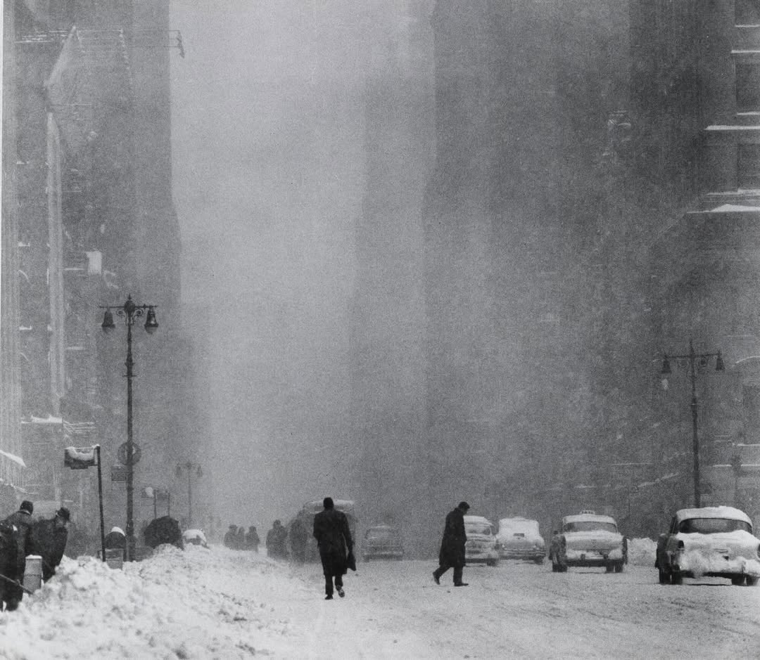 SabrinaMoro9's tweet image. 📸  Andreas Feininger, ( 1906 - 1999 ).
Big Snow, NYC, 1956