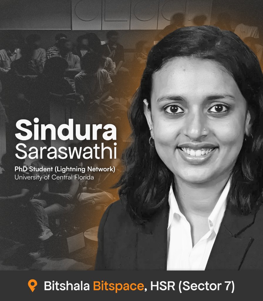 bitshala's tweet image. Is @btcsindura, a Lightning Network Researcher, coming to #Bitspace to hang out with other Bitcoin nerds and explain why routing is basically informed guesswork and multisig thresholds are competing risk models?

Yessh, she is!

(Our last #BITDEVS before 2026 btw!)

RSVP link👇🏼