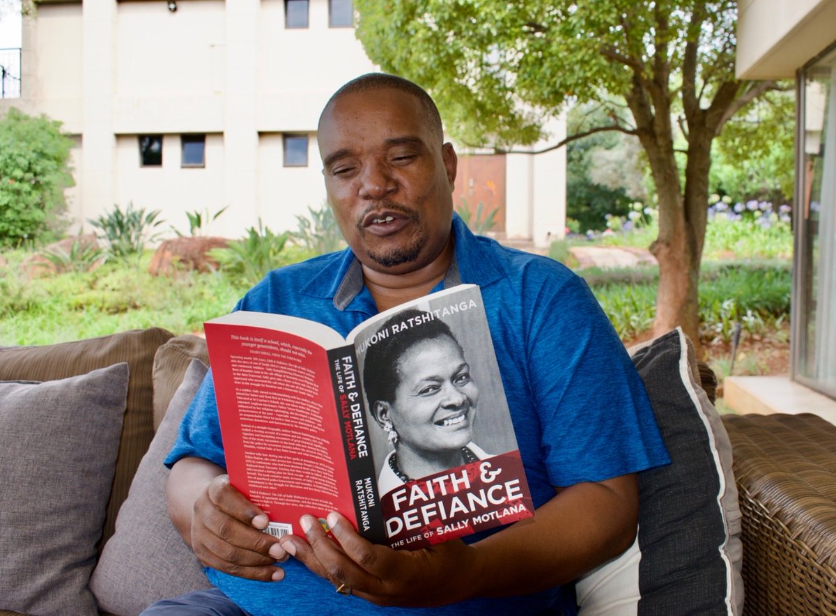 As we reflect: had the privilege of receiving the signed copy of Mme Sally Motlana’s book from author Mukoni Ratshitanga.Ri a livhuwa Mukololo for personally delivering. ⁦<a href="/Enghumbhini/">Mbhazima Shilowa</a>⁩ ⁦<a href="/ProfTinyiko/">Tinyiko Maluleke</a>⁩ ⁦<a href="/FebePotgieter/">Fébé Potgieter 🇿🇦</a>⁩ ⁦<a href="/Julius_S_Malema/">Julius Sello Malema</a>⁩ ⁦⁦@justicemala