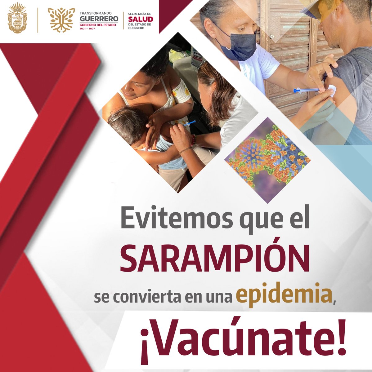 SSaludGro's tweet image. El #Sarampión es una enfermedad viral que puede tener consecuencias graves, vacunarte te protegerá. #TodosContraElSarampión