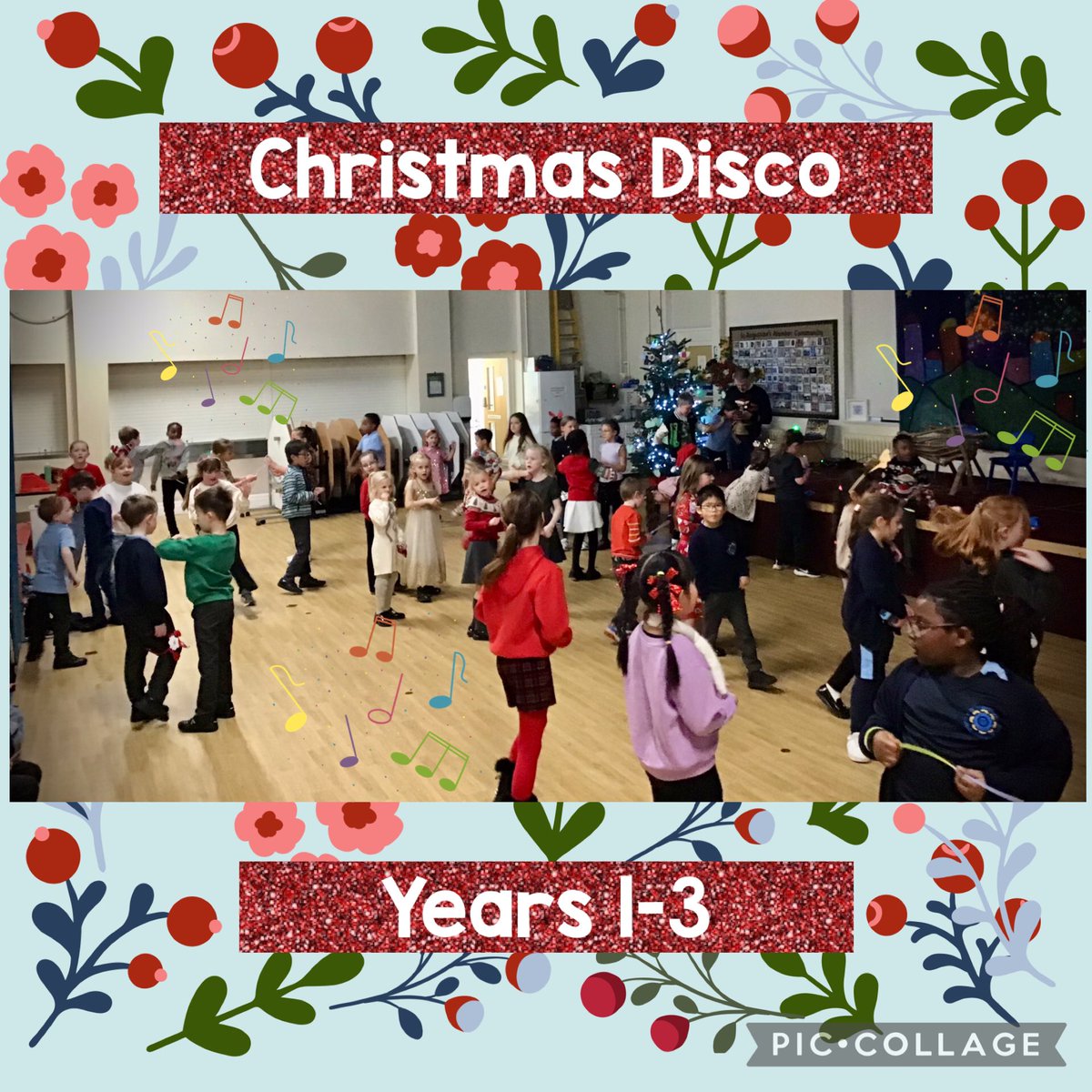 Fun games and dancing at the Christmas disco 🪩 🎶