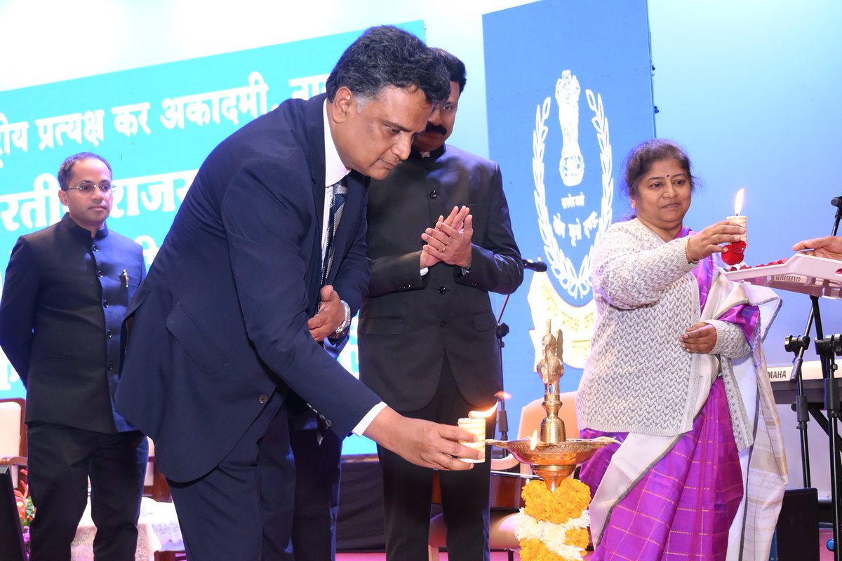 NADT_Official's tweet image. Induction Training of the 79th Batch of IRS was inaugurated at NADT, Nagpur in presence of Chief guest Shri K. Sanjay Murthy, Hon’ble C&amp;amp;AG, with Smt Malathi Sridharan, Pr. CCIT, as Guest of Honour. 182 Officers will get 16 months induction training before posting in the field.