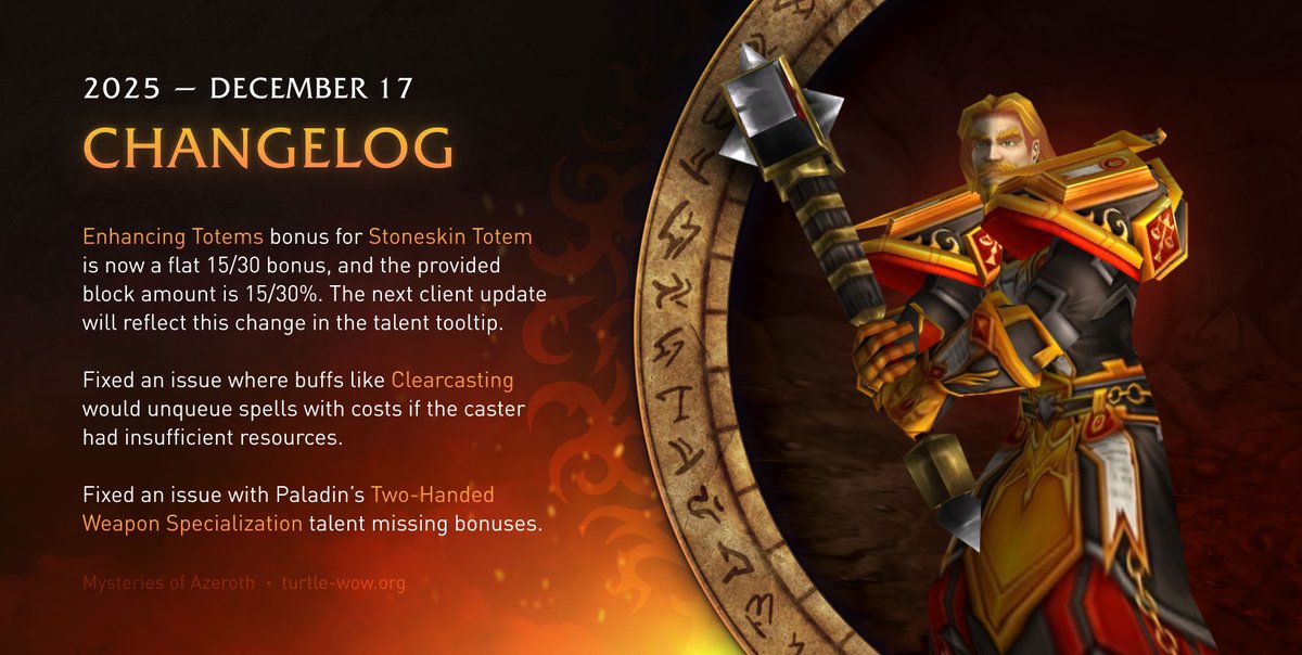 turtlecraft's tweet image. This week's changelog 🛠️→ twow.link/vz41