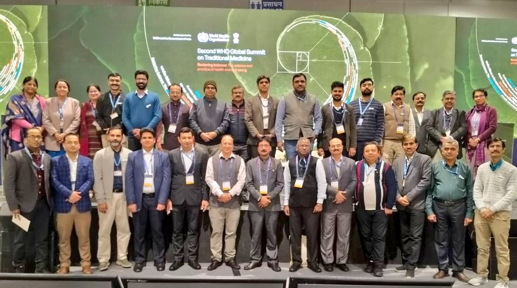 CCRAS_MoAyush's tweet image. #CCRAS participated in the 2nd @WHO Global #TraditionalMedicine Summit 2025 at Bharat Mandapam, New Delhi, joining global leaders, researchers, and healthcare experts to advance dialogue on integrating traditional medicine into mainstream healthcare.

#Ayush #2ndGlobalTMSummit
