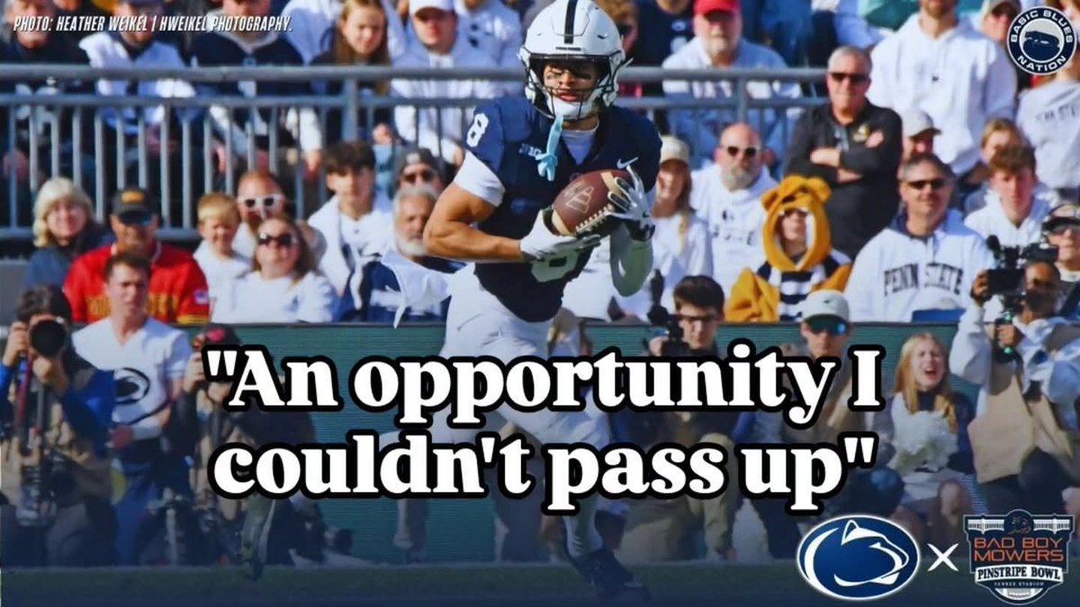 Trebor Peña on playing in the Pinstripe Bowl:

"To have one more opportunity to play a college game, I feel like it wasn't an opportunity I could pass up. And getting to play with all my brothers one more time and finish it out the right way."

#WeAre #PennState
