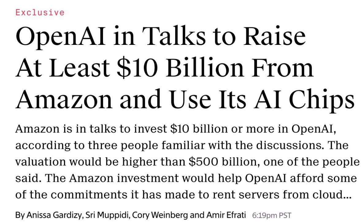 Image 5 for Amazon in talks to invest $10B in OpenAI