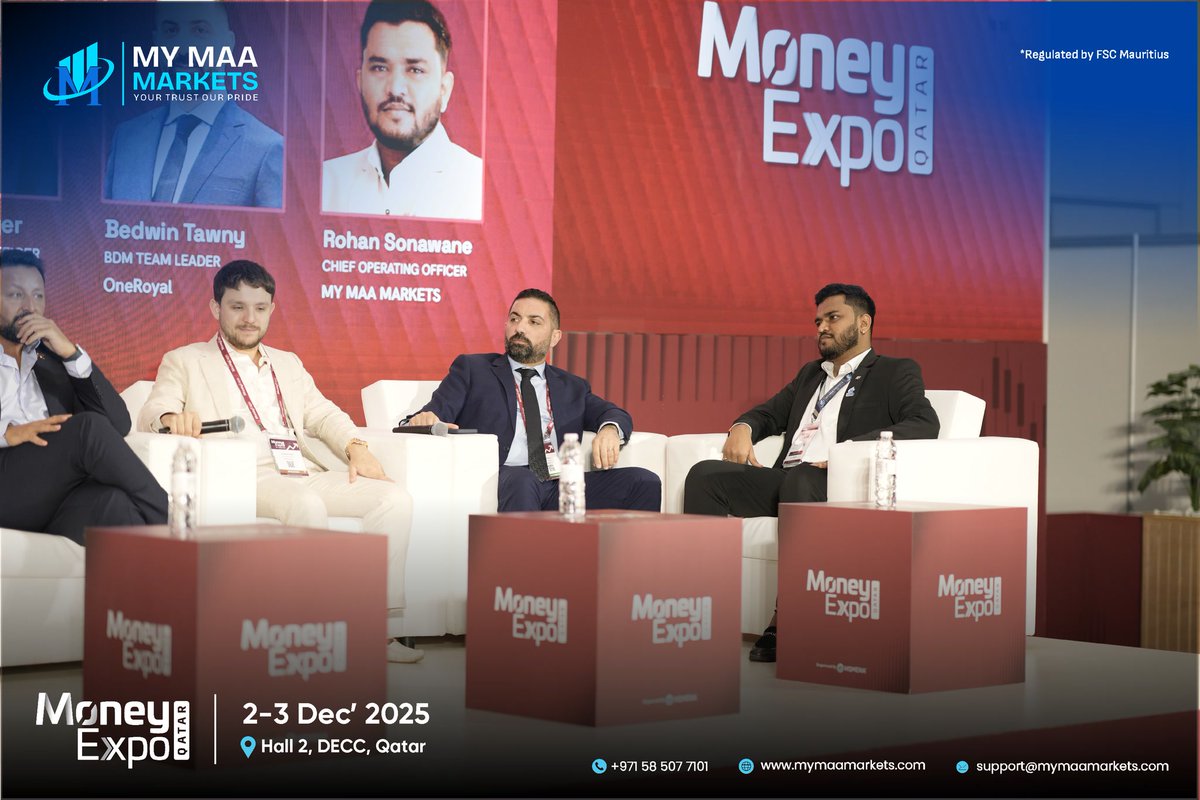 What an absolute whirlwind at Money Expo Qatar! ⚡️

Two days of non-stop energy, expert insights, and meeting the incredible traders who make this community so vibrant. We loved showcasing how My Maa Markets makes trading both profitable and manageable for everyone.

What went